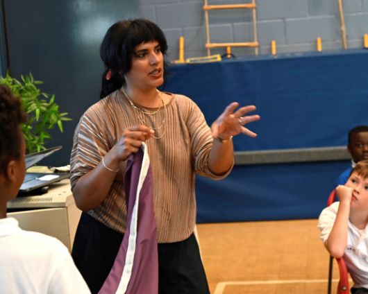 Nisha_Holding_ROSL_flag