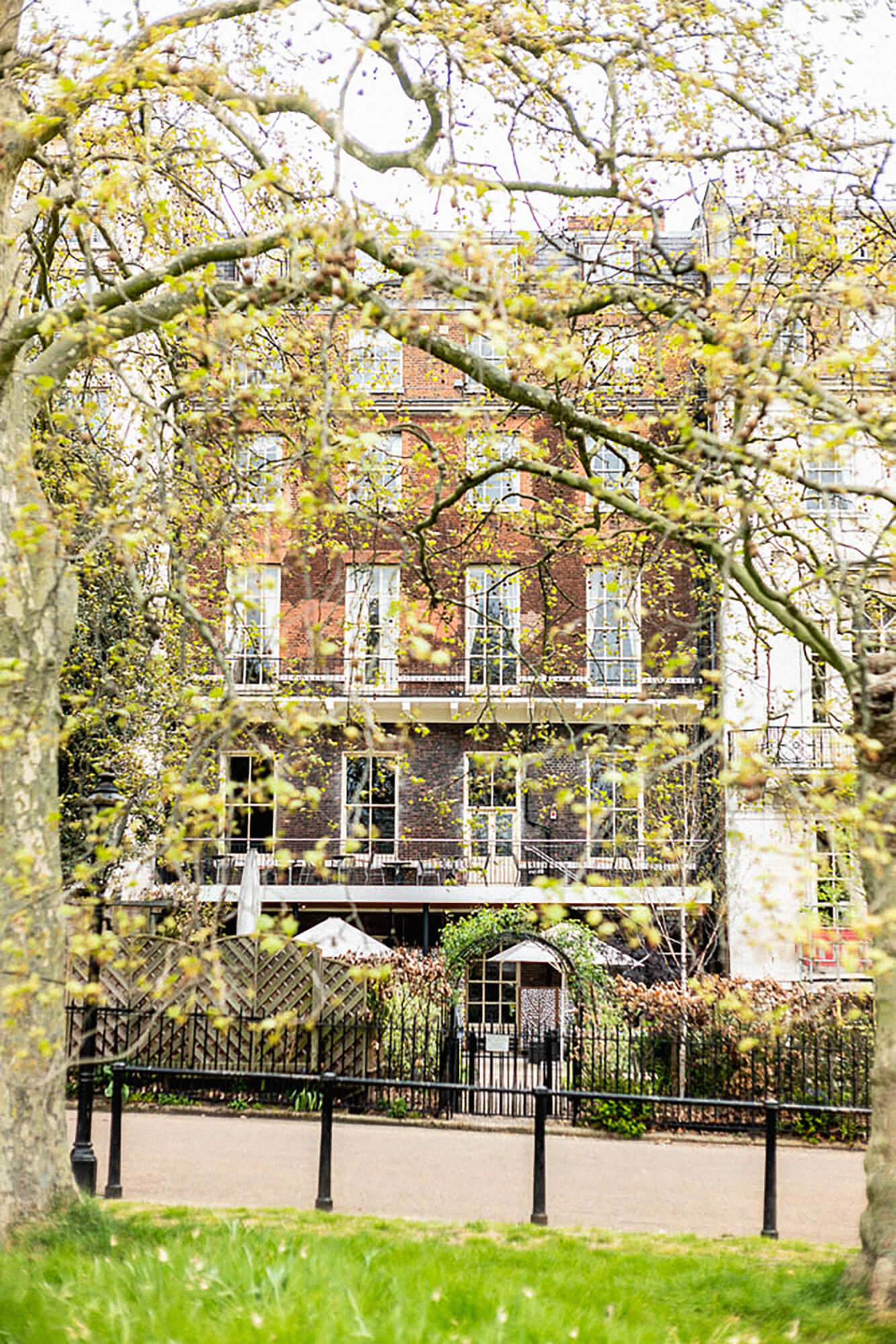 The garden at Rosl