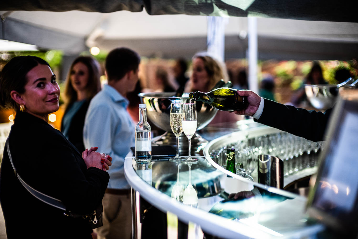 The garden at Rosl, Six Park Place Secret Garden Party bar