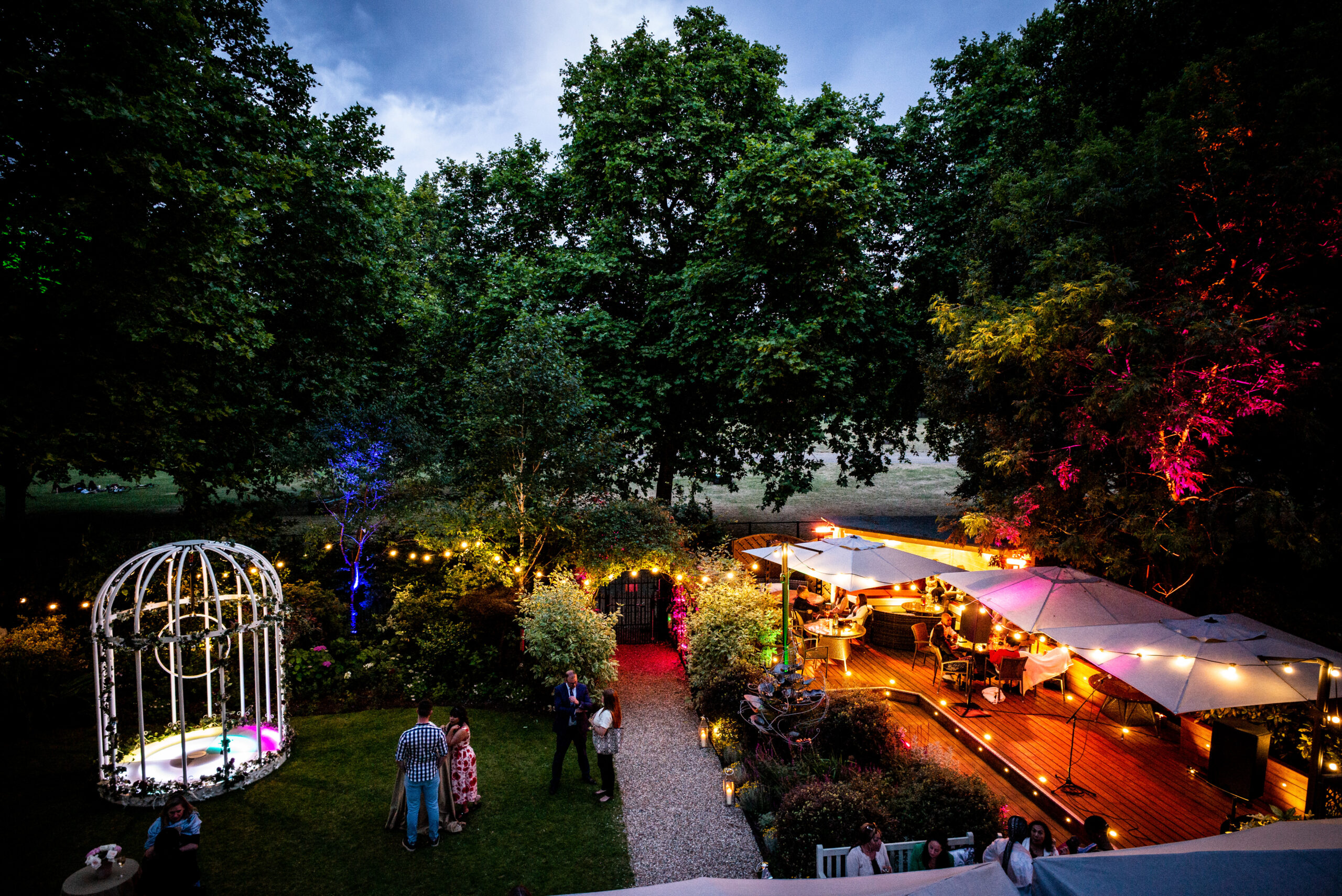 The garden at Rosl, Six Park Place Secret Garden Party
