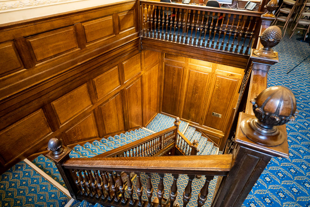 Royal Over Seas League front entrance stairs