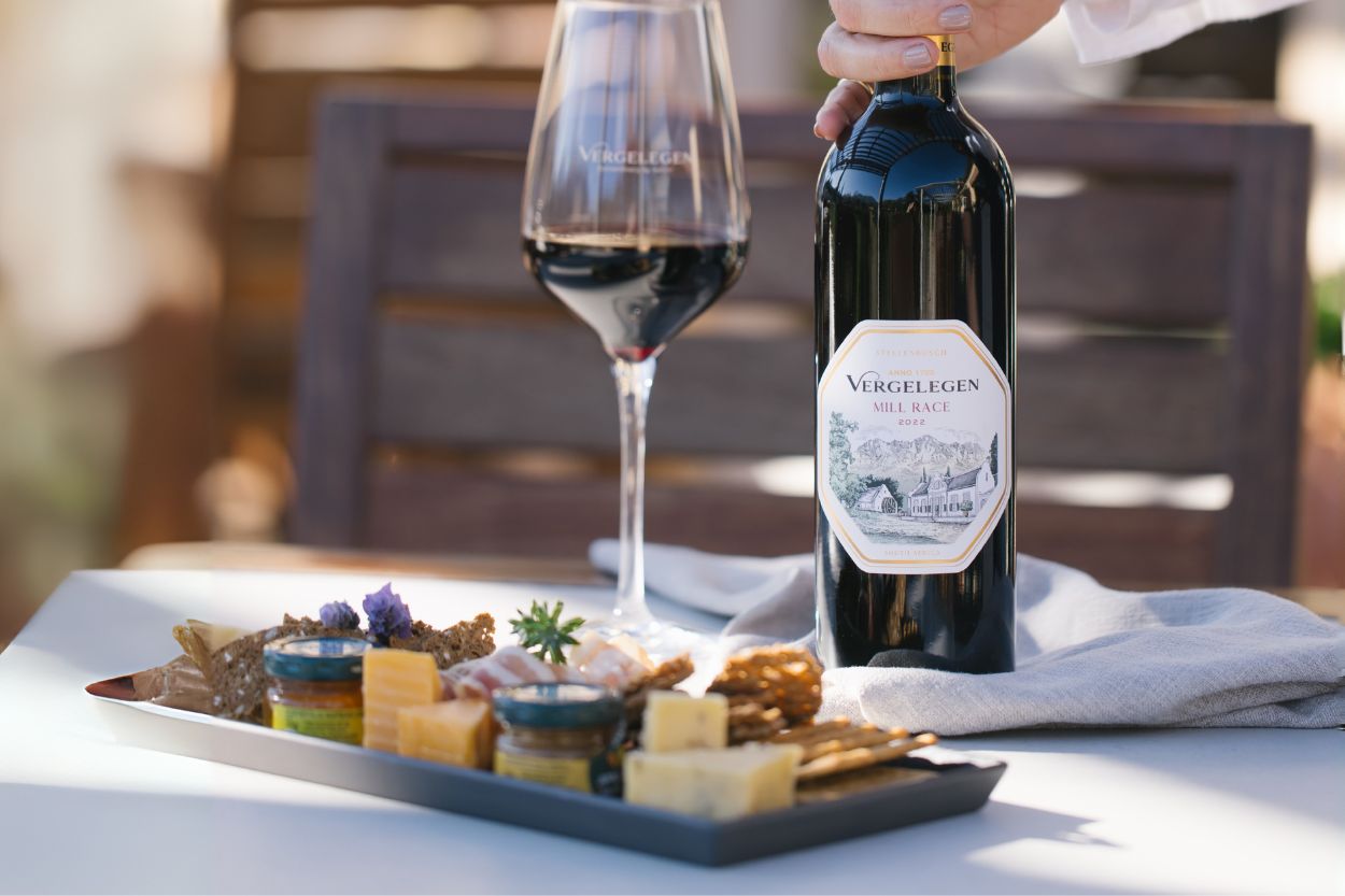 Vergelegen Estate and cheese