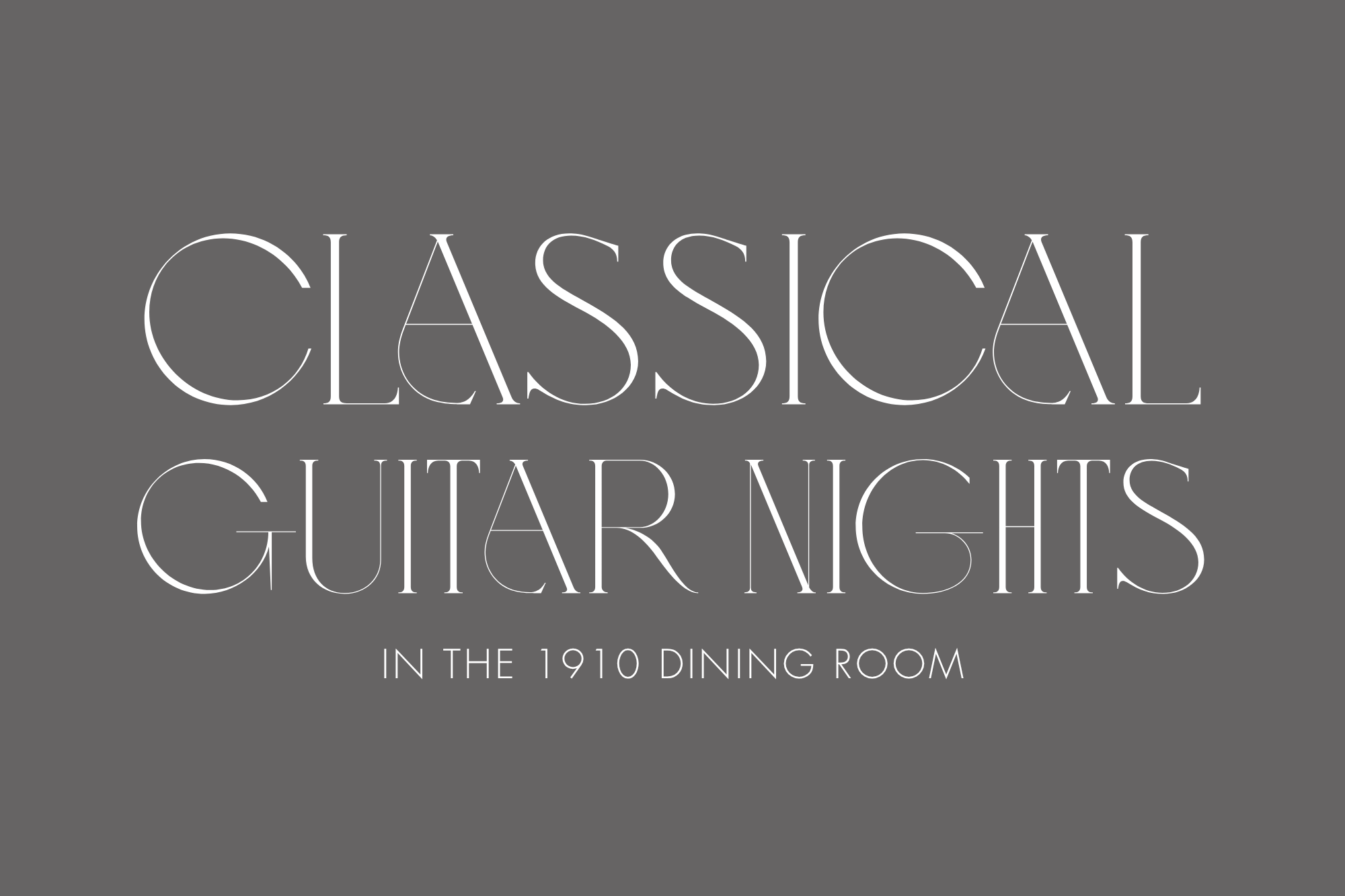 Classical Guitar Nights in the 1910