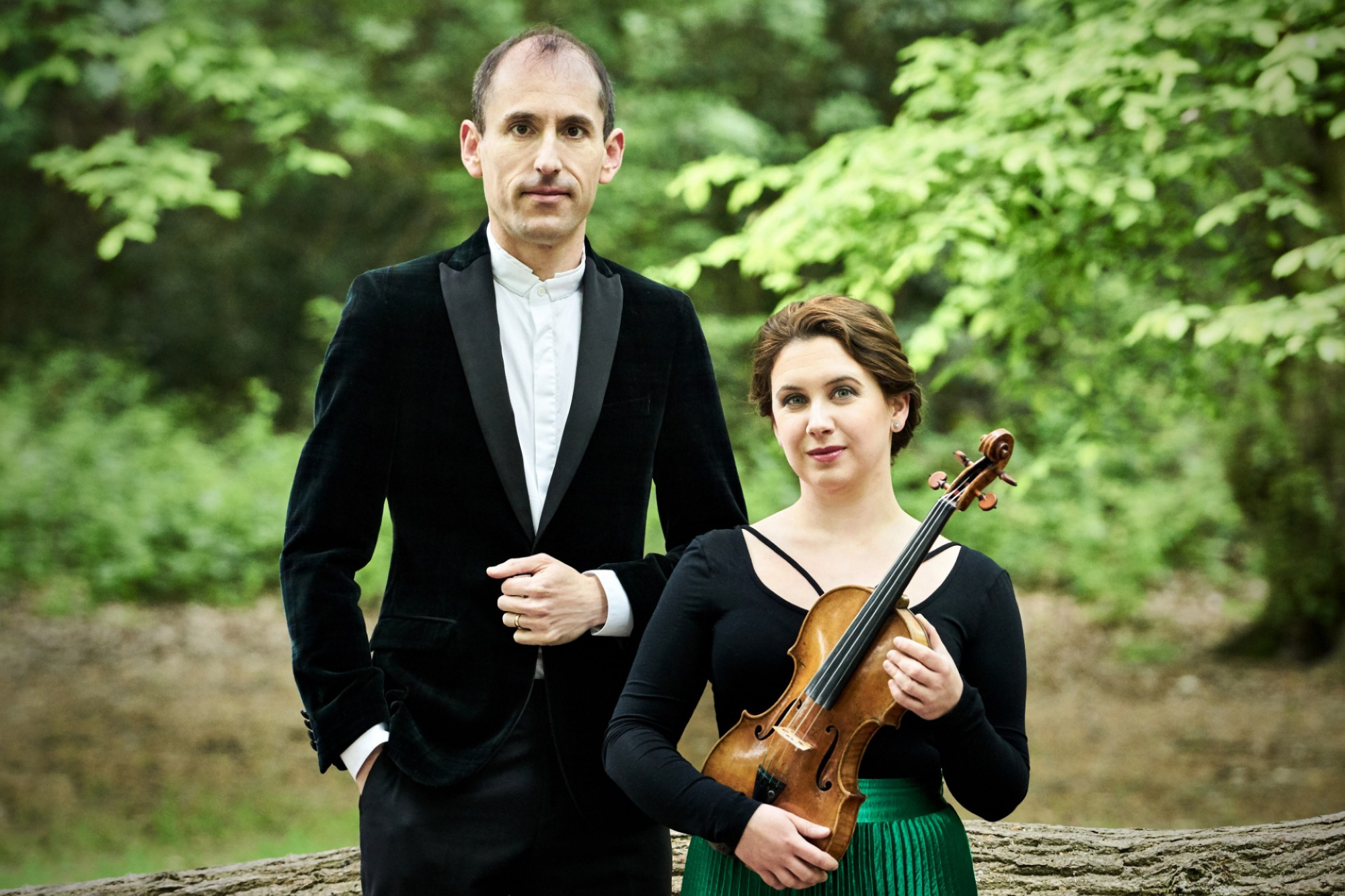 Chloë Hanslip and Danny Driver