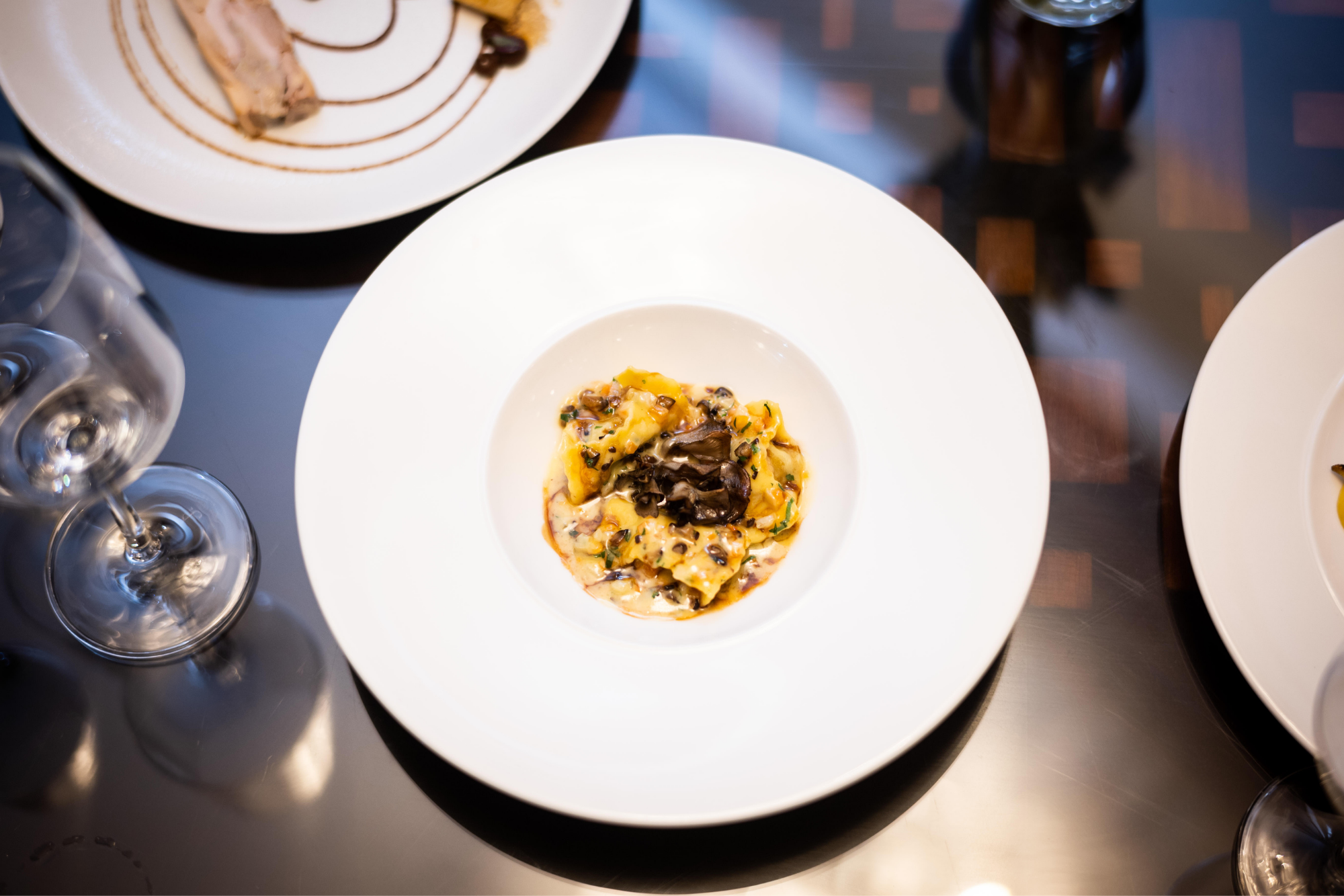 pasta Italian dining at the Royal Over-Seas League